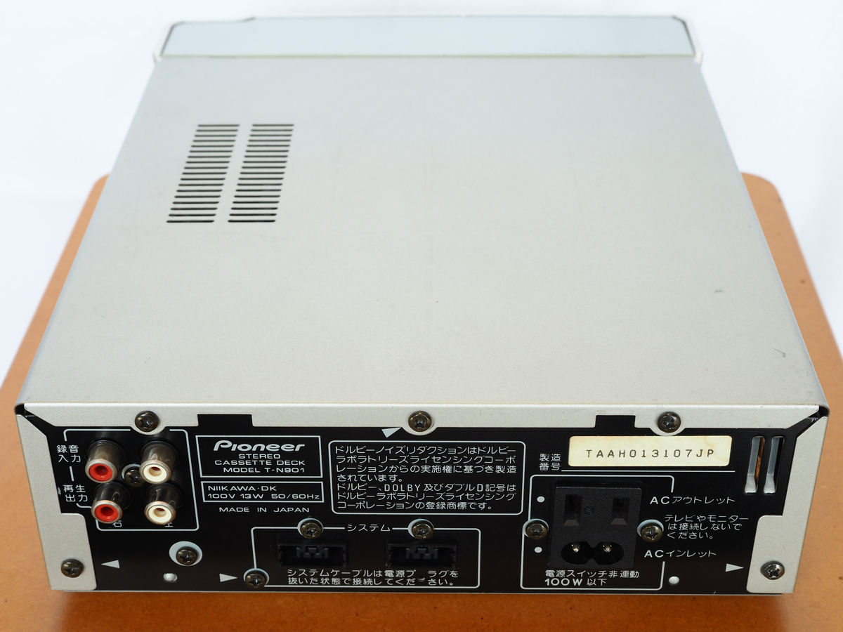 【全機能動作確認済】カセットデッキ Pioneer T-N901【整備済】【オマケ付】の画像3