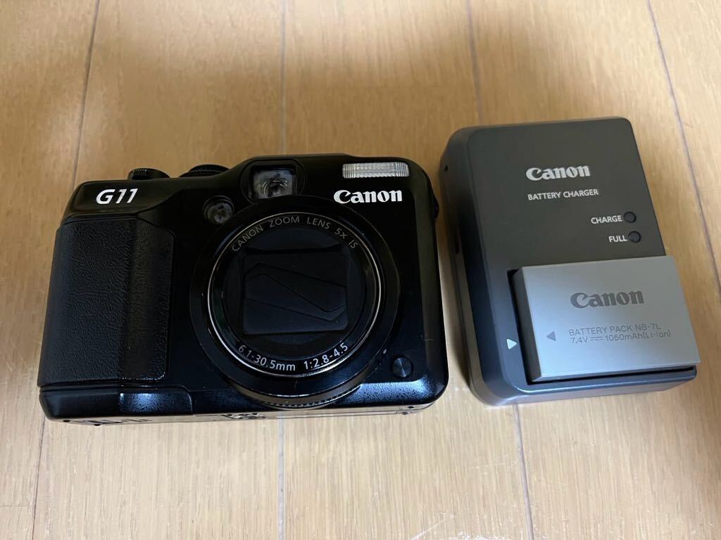 Canon PowerShot G11コンパクトデジタルカメラ 予備バッテリー1個付きキャノン コンデジ