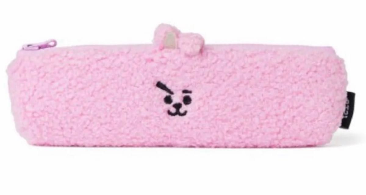 新品 もこもこペンケース 筆箱 COOKY クッキー BT21 公式商品 BTS ジョングク グク 完売品 ペンケース クーポン