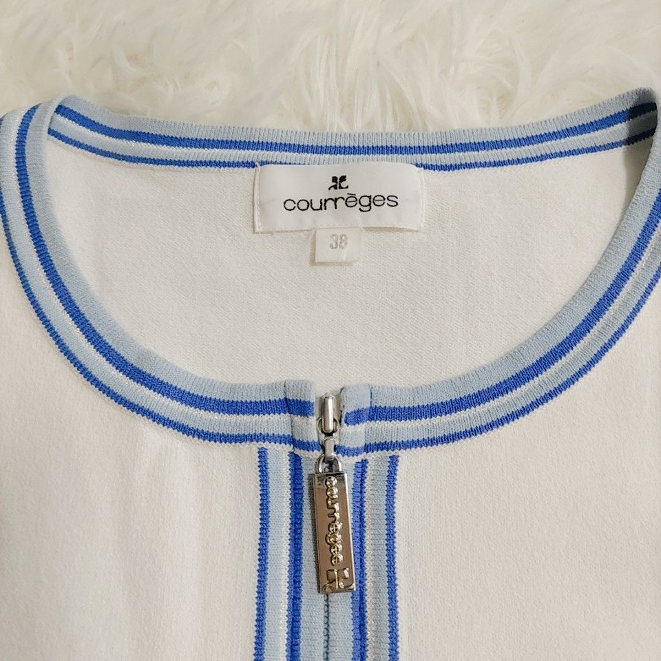 Courreges カーディガン  38 エレガンス オシャレ