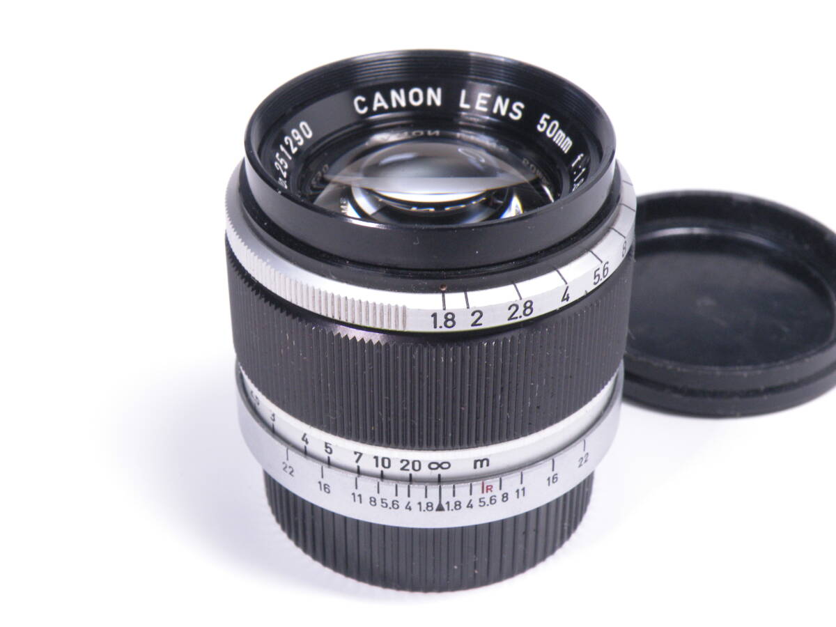 キヤノン50mmF1.8 Lマウント クモリ無し／Canonの画像1