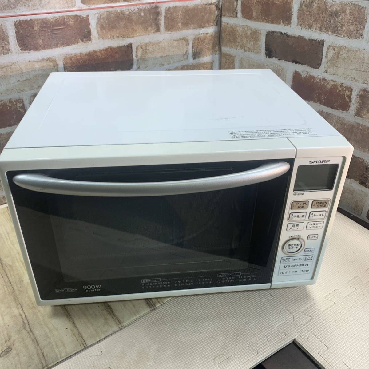  sharp SHARP RE-S208-W microwave oven 20L 2016 year made 