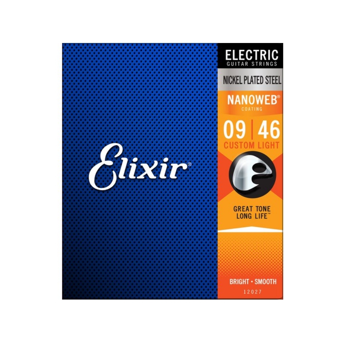 Elixir エレキギター弦 12027 NANOWEB CUSTOM LIGHT 09-46 正規品_画像1