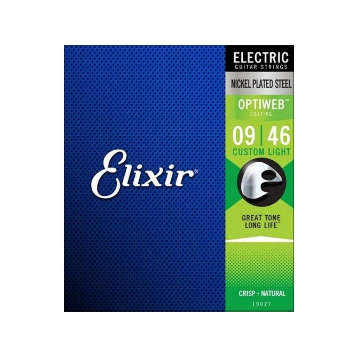 Elixir エレキギター弦 19027 OPTIWEB Custom Light 09-46 正規品_画像1