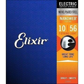 Elixir 7-STRING エレキギター弦 12057 NANOWEB LIGHT 10-56 ７弦 正規品_画像1