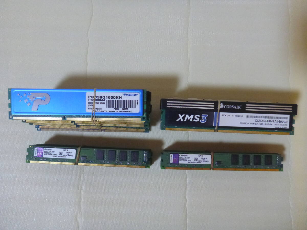 管理番号 A-0413 / メモリ / DDR3 / 4GB / 40枚セット / PC3-12800 / BIOS起動確認済み / ゆうパック発送 / 60サイズ / ジャンク扱いの画像2