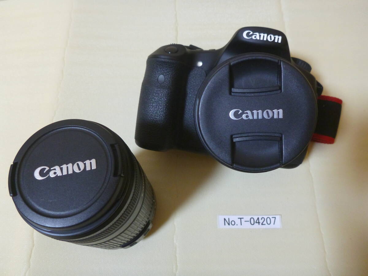 T-04207 / Canon EOS 60D / デジタル一眼レフカメラ / ボディ+レンズ2セット / 動作未確認 / ゆうパック発送 / 60サイズ / ジャンク扱い_画像1