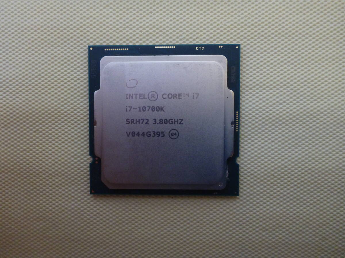 管理番号　T-04223 / INTEL / CPU / Core i7-10700K / LGA1200 / BIOS起動確認済み / ゆうパケット発送 / ジャンク扱い_画像2