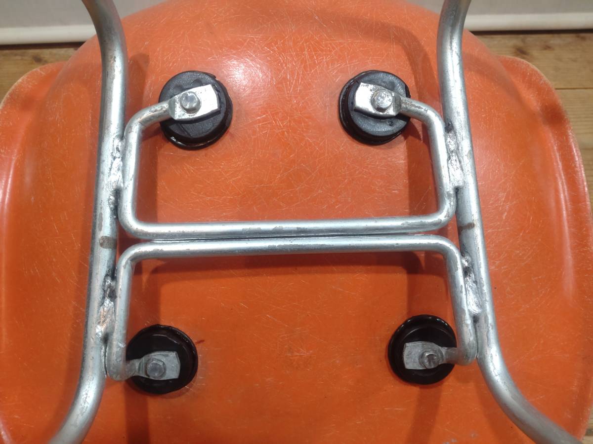  Herman Miller Harman Miller Eames боковой ракушка стул Vintage стакан волокно orange 