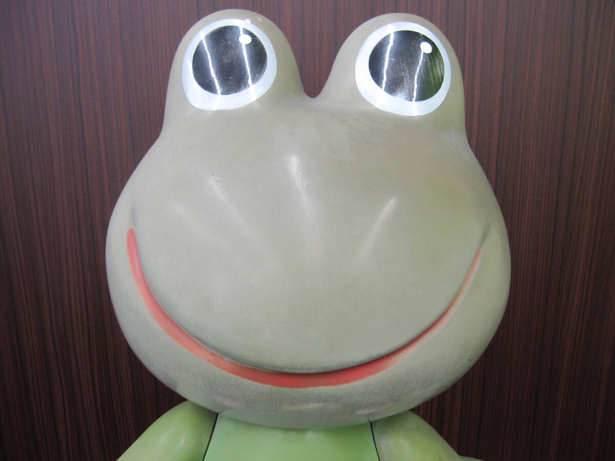 124 antique festival miscellaneous goods festival korugenko-wa frog kero Chan shop front for doll height approximately 105cm( pcs contains ) large Showa Retro in the image please verify 