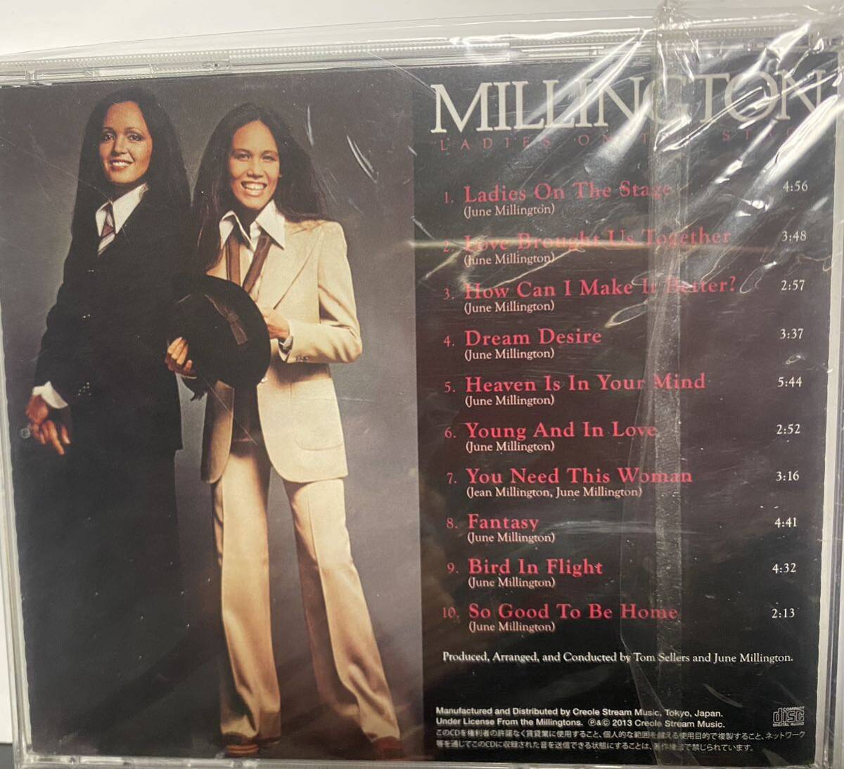 MILLINGTON 「LADIES ON THE STAGE」 ミリントン レディーズ・オン・ザ・ステージ AOR レア 国内盤CD _画像2