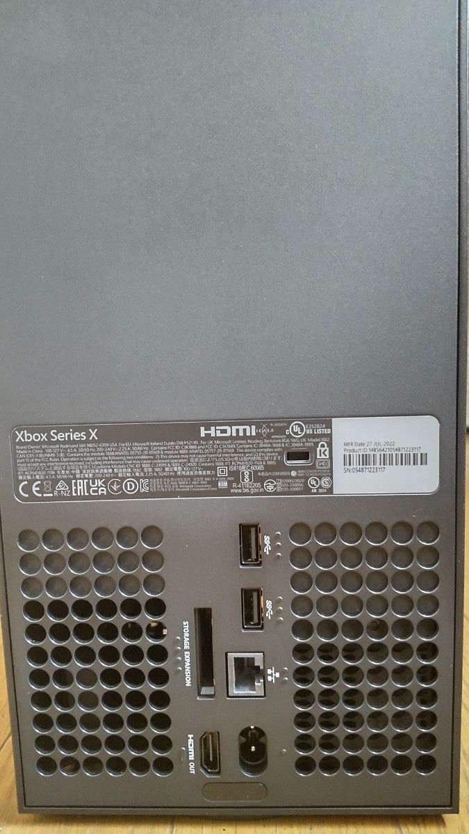 【美品】Xbox Series X 本体★ブラック RRT-00015 SSD 1TB ディスクドライブ搭載モデル★マイクロソフト