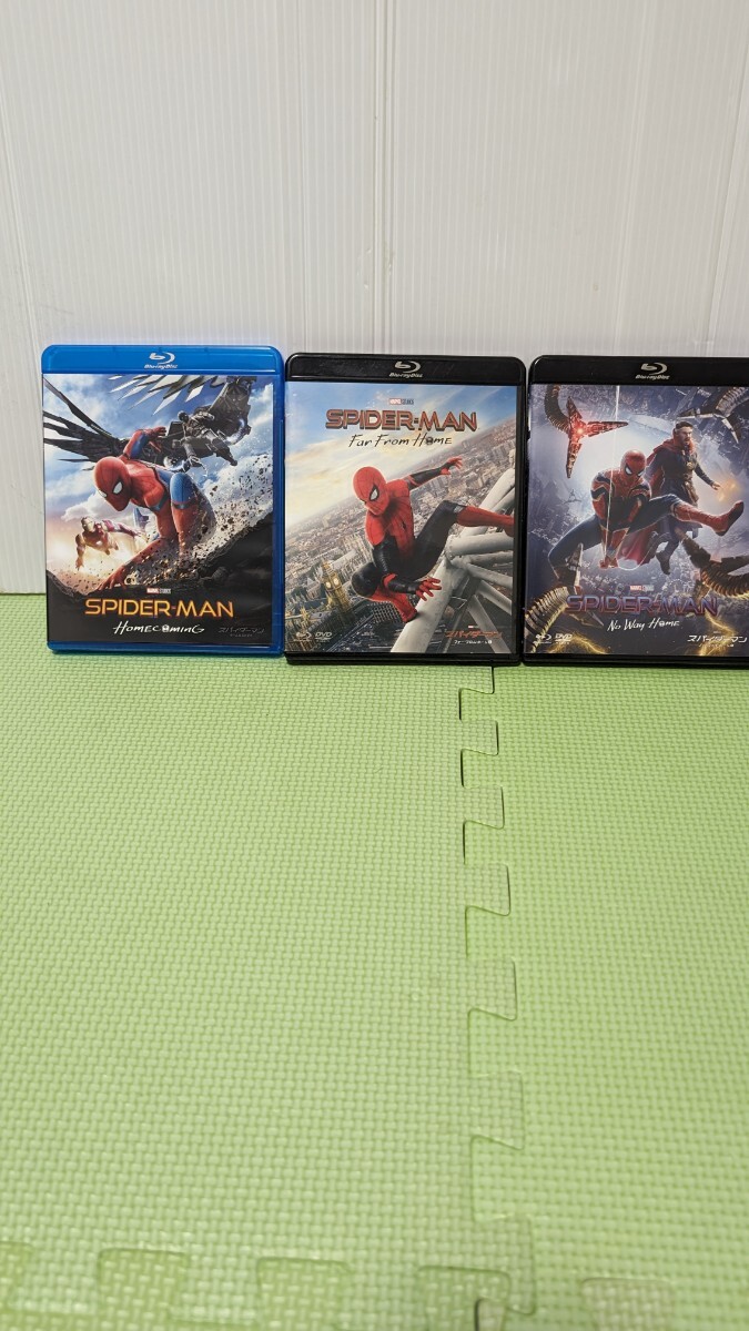 スパイダーマン　ホームカミング　ファー・フロム・ホーム　ノー・ウェイ・ホーム 　ブルーレイ+DVDセット　Blu-ray 　3作品セット_画像2
