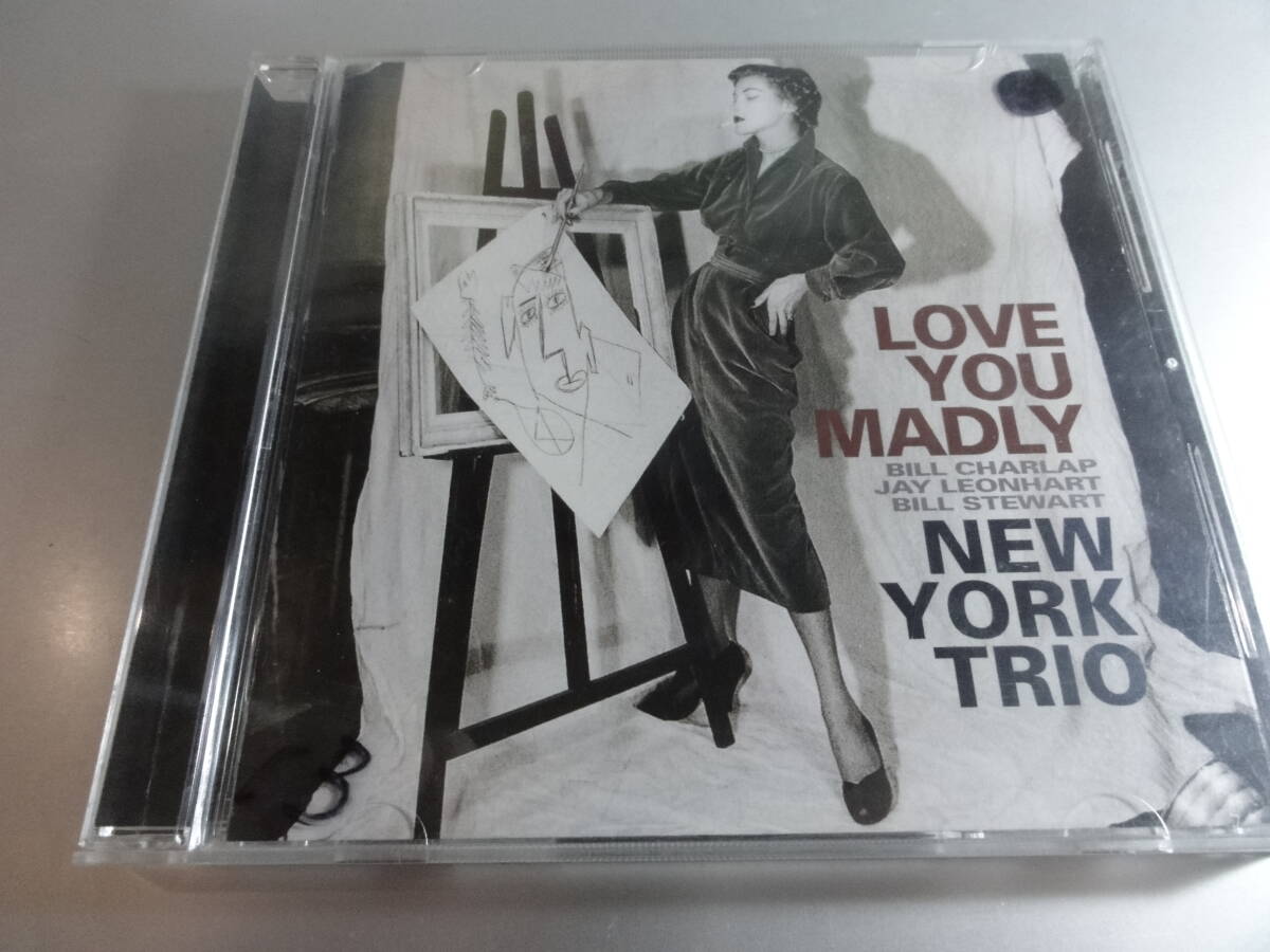 NEW YORK TRIO BIL CHARLAP JAV LEONHART BILL STEWART ビル・チャーラップジェイ・レオンハートビル・スチュワ－ト LOVE YOU MADLY_画像1