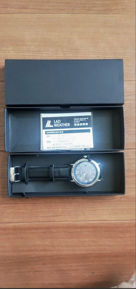 ラドウェザー ソーラー 腕時計 防水 日本製 メンズ レディース ネイビー ブラック ベルト