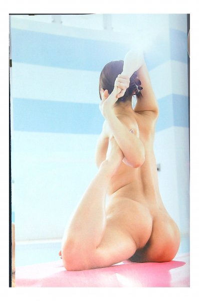 BB126 Aoki персик [ верх Athlete обнаженный ]* переплет 8 страница вырезки порез вытащенный купальный костюм бикини 