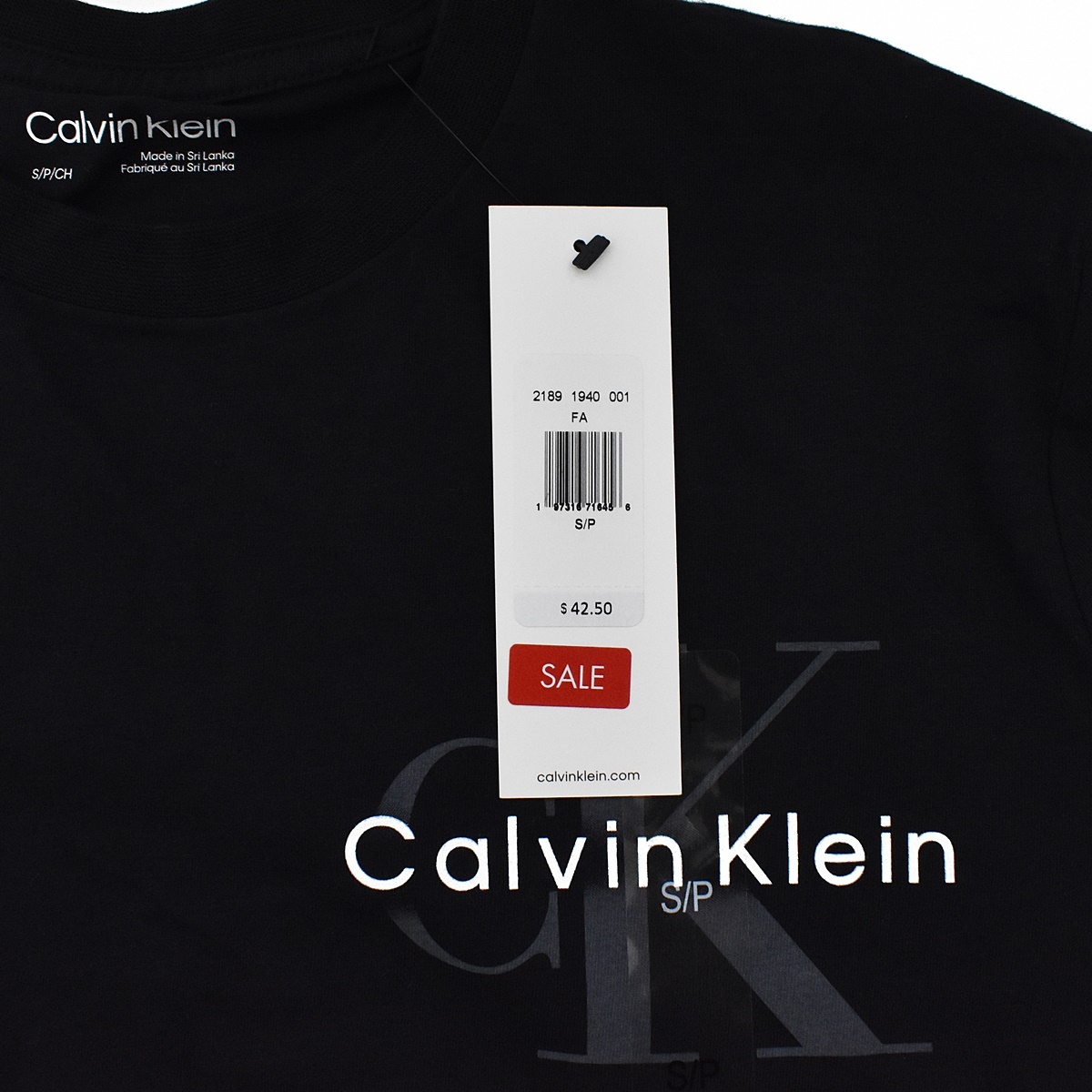 【新品未使用】カルバンクライン Calvin Klein Tシャツ カットソー Sサイズ ブラック ホワイト セット