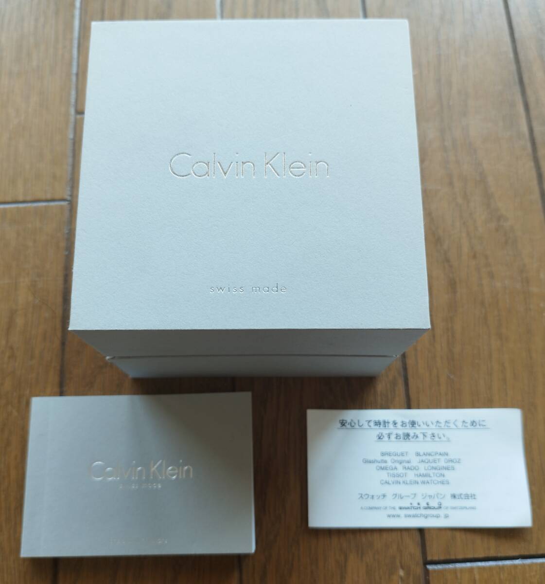 新品未使用Calvin Klein カルバンクライン CK 腕時計 クオーツ アナログ ラウンド シルバー 箱付きの画像2