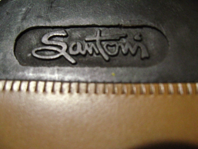イタリア製 Santoni サントーニ 8 ≒26.5cm位 茶 革靴 ブラウン 内羽根 ウイングチップの画像10