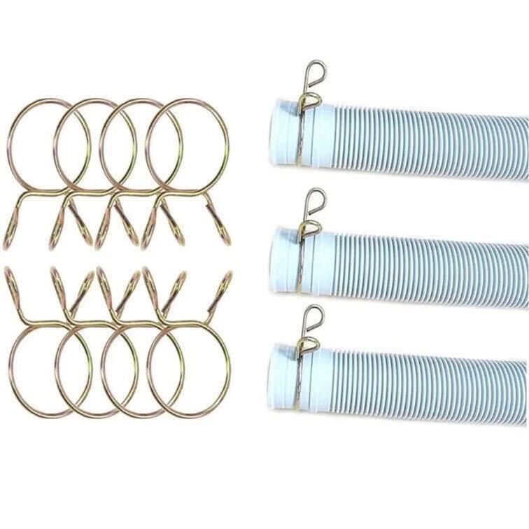  small type 11mm hose band 10 piece hose clip fuel fuel hose gasoline radiator bike car piping spring type inside diameter φ fixation metal fittings 