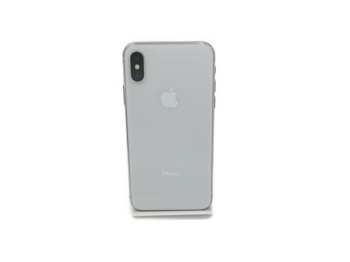 ジャンク品 動作品 iPhone X 256GB シルバー SIMロック 解除済み SIMフリー バッテリー最大容量83% 画面剥離の画像8