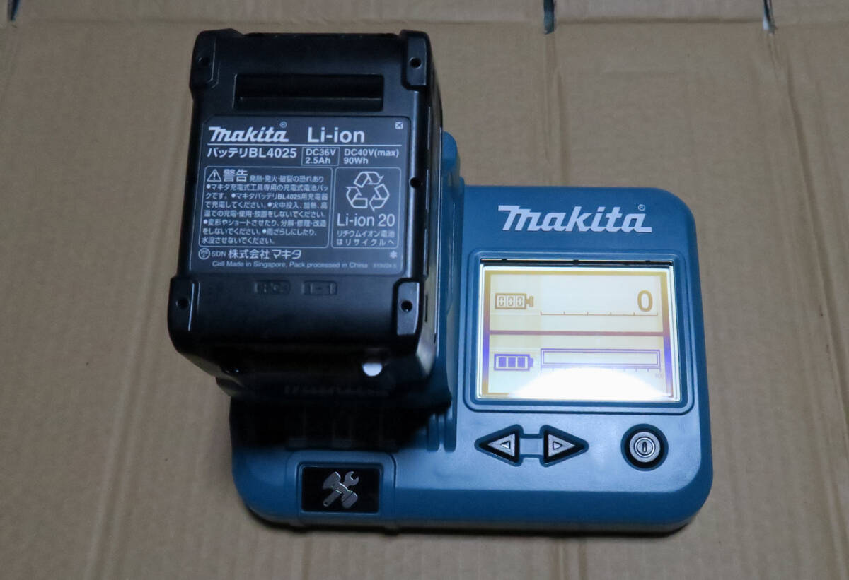 ☆マキタ 純正 40V リチュームバッテリー BL4025 2個セット makita 新品未使用☆_画像5