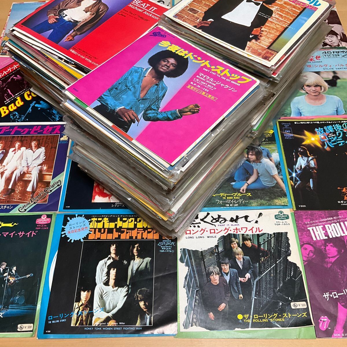 大量 300枚まとめて/洋楽 ROCK POPS SOUL サントラ オールディーズ/7inch レコード シングル/ELVIS ROLLING STONES MICHAEL JACKSON ABBA の画像1