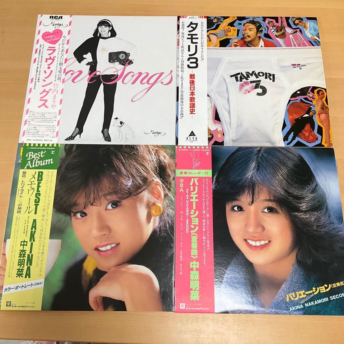 61枚まとめて/邦楽 POPS 歌謡 アイドル CITY POP/中森明菜 タモリ 岩崎宏美 中原めいこ 門あさみ 小林麻美 中山美穂 セット売り 0426-2_画像2