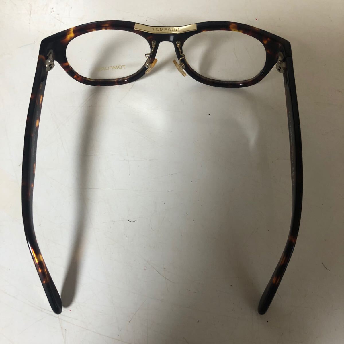 1000円スタートTOM FORD トムフォード TF9257 52J 53□19 140 サングラス メガネ 眼鏡 レディース メンズ 鼈甲柄の画像2