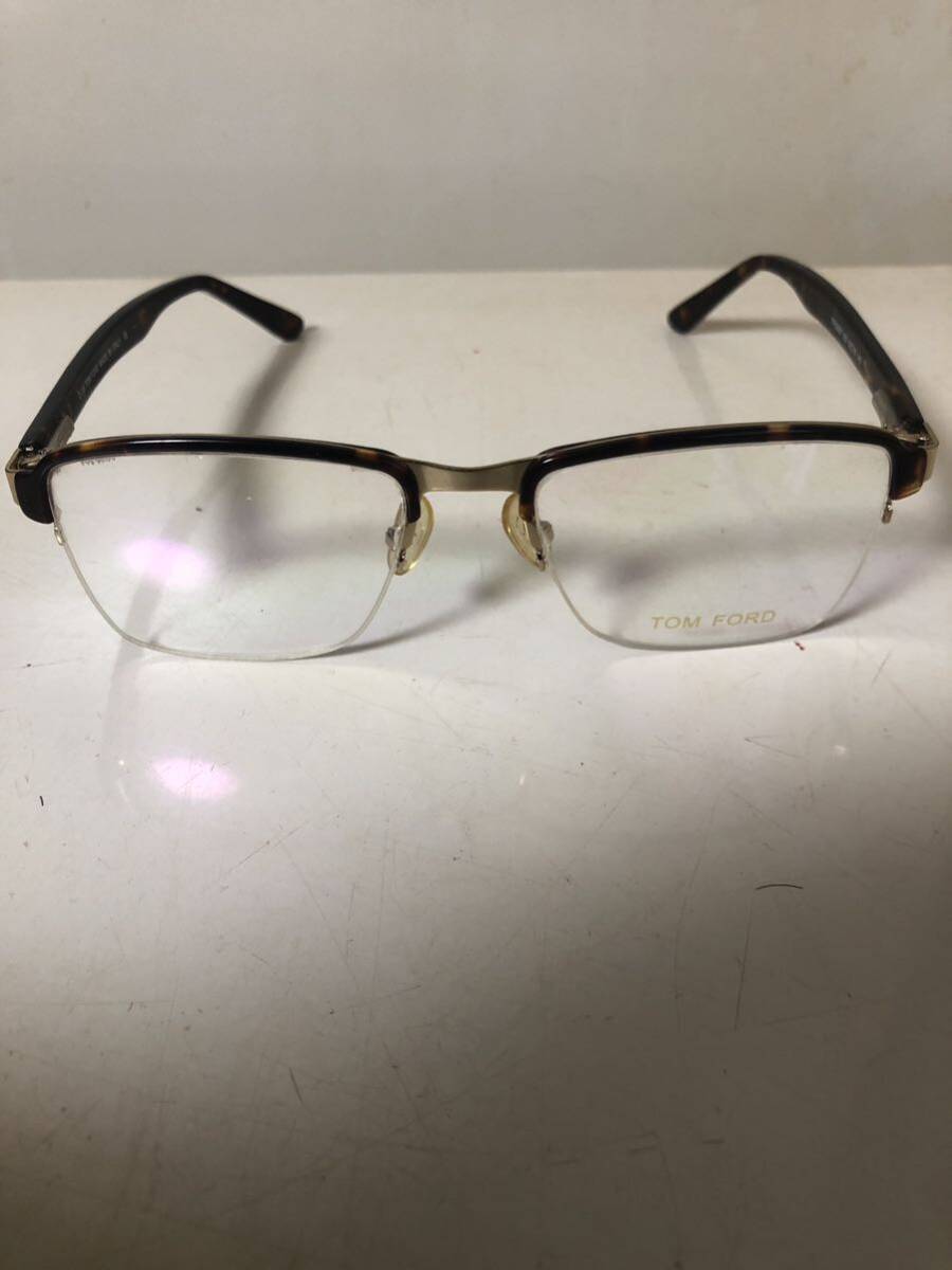 1000円スタートTOM FORD トムフォード TF5392F 052 53□19 145 サングラス メガネ 眼鏡 レディース メンズ 鼈甲柄 の画像1