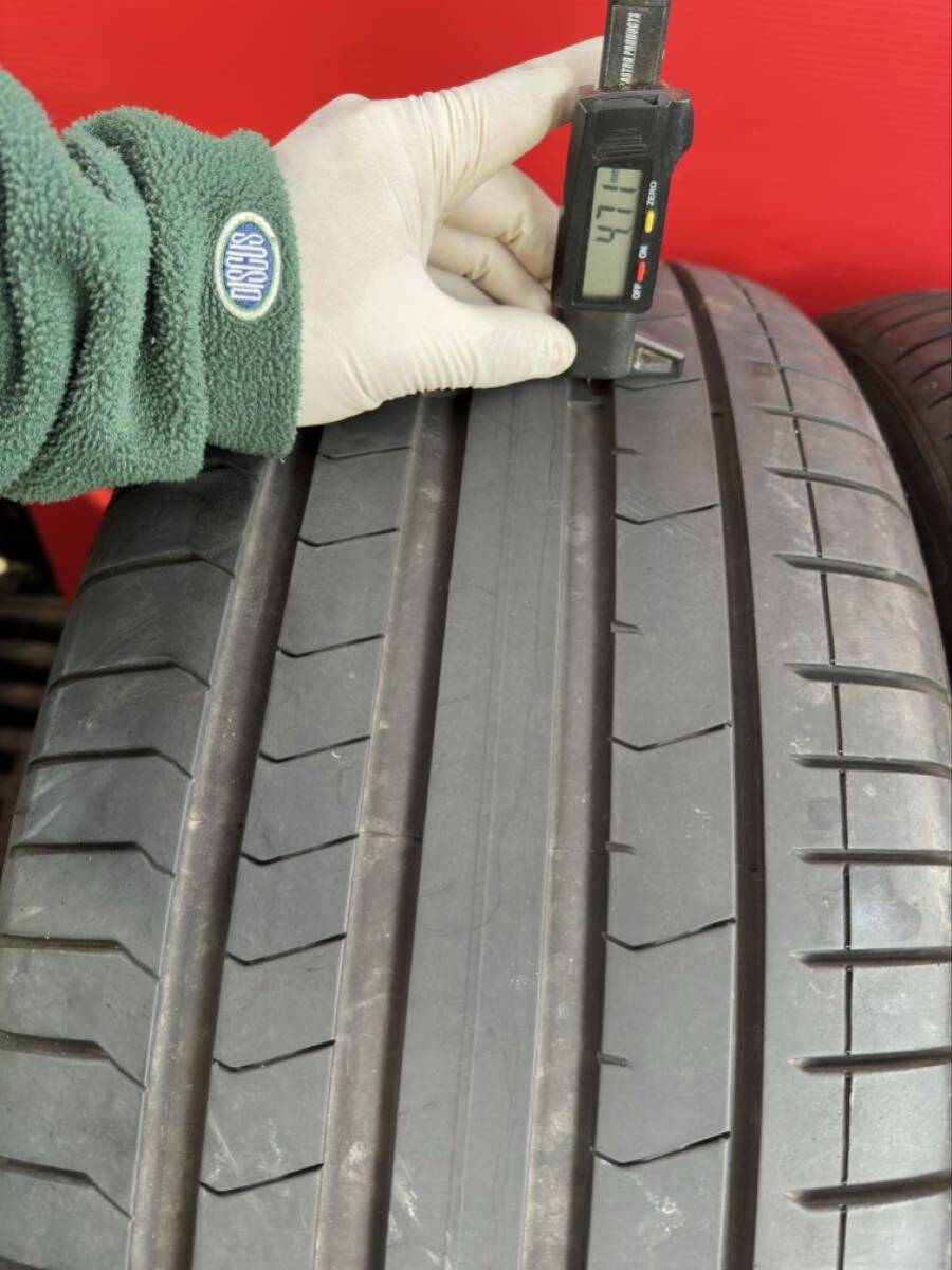 285/45R21 （113Y） PIRELLI P ZERO TM 285/45-21 ピレリ ランフラット　2022年　メキシコ製　バリ山4本セット_画像2