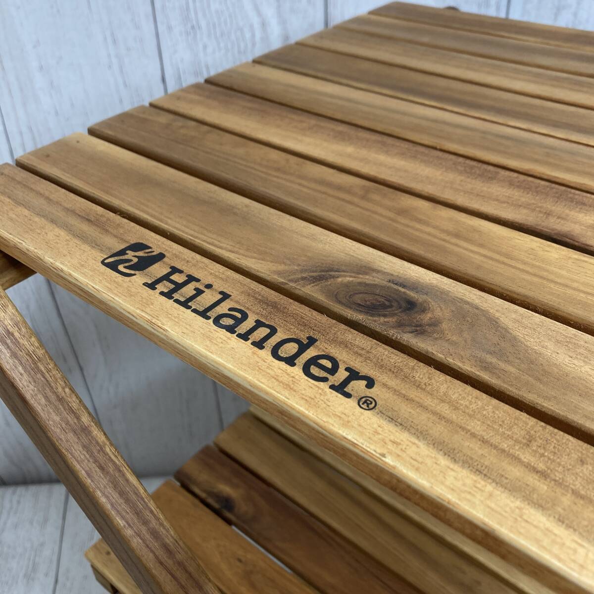 【新品未開封】Hilander(ハイランダー) ウッドラック 3段 専用ケース付き 木製ラック 425 HCTT-001 /Y20293-V3_画像5