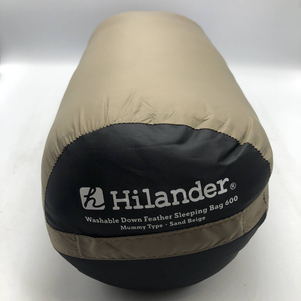 【新品未使用】Hilander(ハイランダー) 洗えるダウンフェザーシュラフ 600 5℃ サンドベージュ N-071 /Y20918-D3の画像3