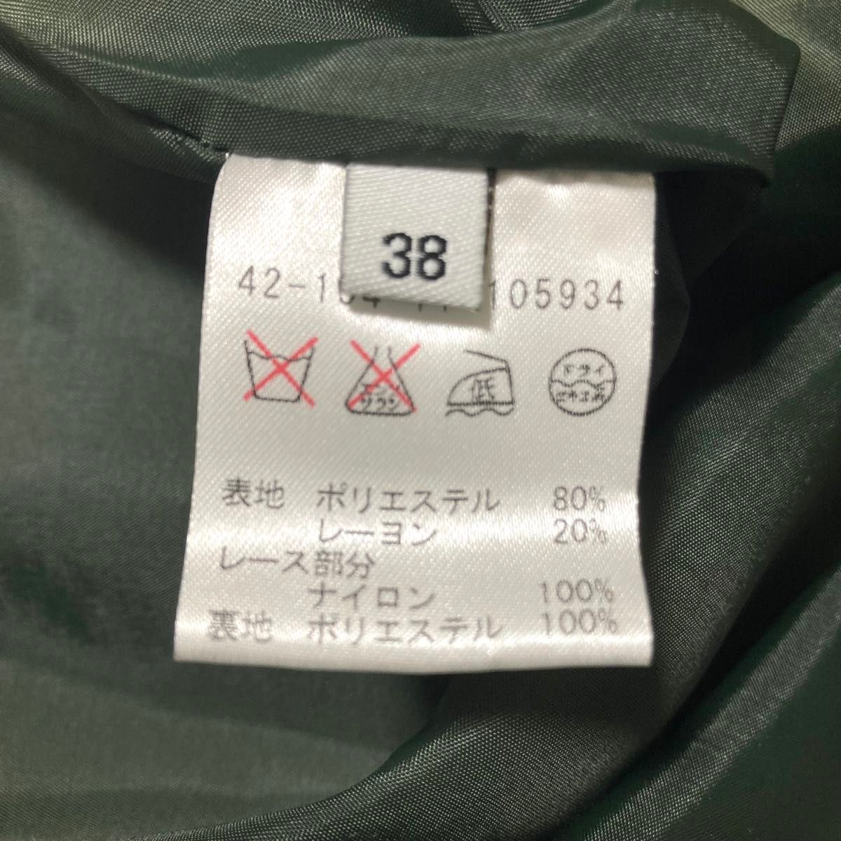 ESTNATION bis　エストネーション　ワンピース　ドレス　38　日本製