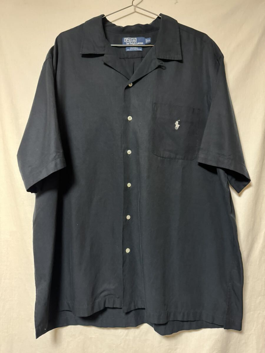 90s ビンテージ ラルフローレン RALPH LAUREN オープンカラー 90s ビンテージ ラルフローレン RALPH LAUREN オープンカラー