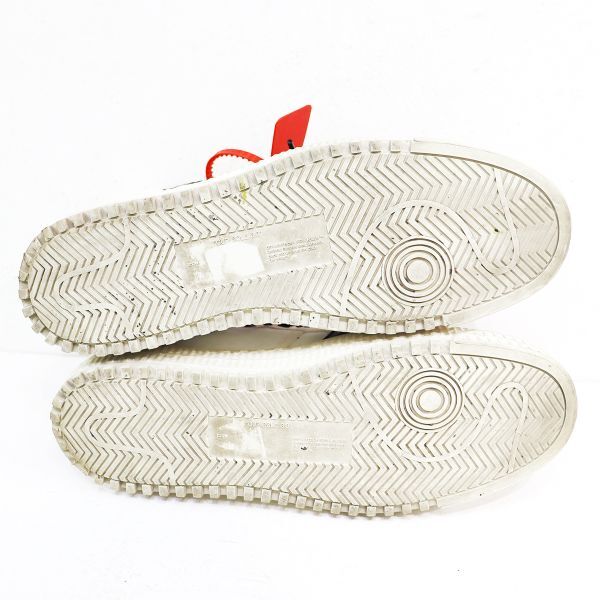 OFF-WHITE (オフホワイト) Low 3.0 Sneaker “BLACK / WHITE” / ロー3.0 スニーカー 中古品 size 43 / S00702の画像5