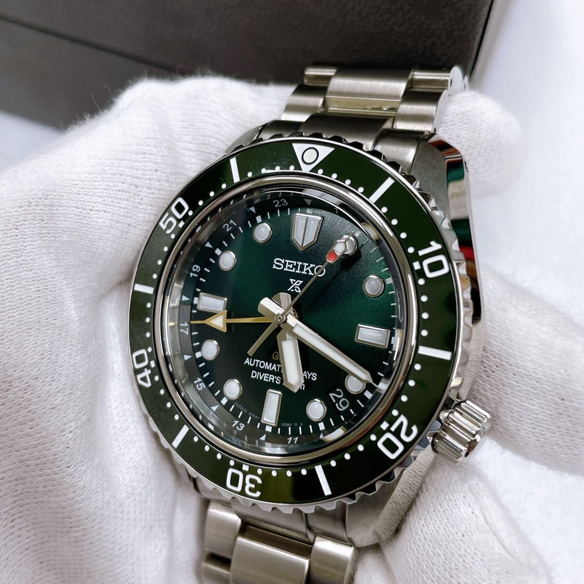 SEIKO セイコー プロスペックス GMT SBEJ009 腕時計 機械式 ダイバーズ グリーン 大谷翔平選手モデル