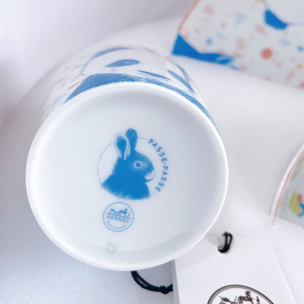 HERMES エルメス 食器 パスパス ベビー食器セット 3点 箱あり HERMES エルメス 食器 パスパス ベビー食器セット 3点 箱あり