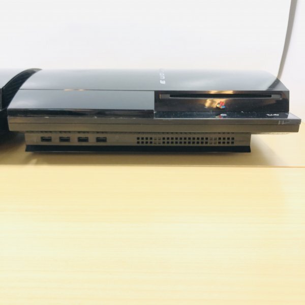 【動作確認済み/ジャンク/24-04-254】SONY PlayStation3 PS3 本体 CECHB00 クリアブラック 20GB 2台 プレステ3_画像3