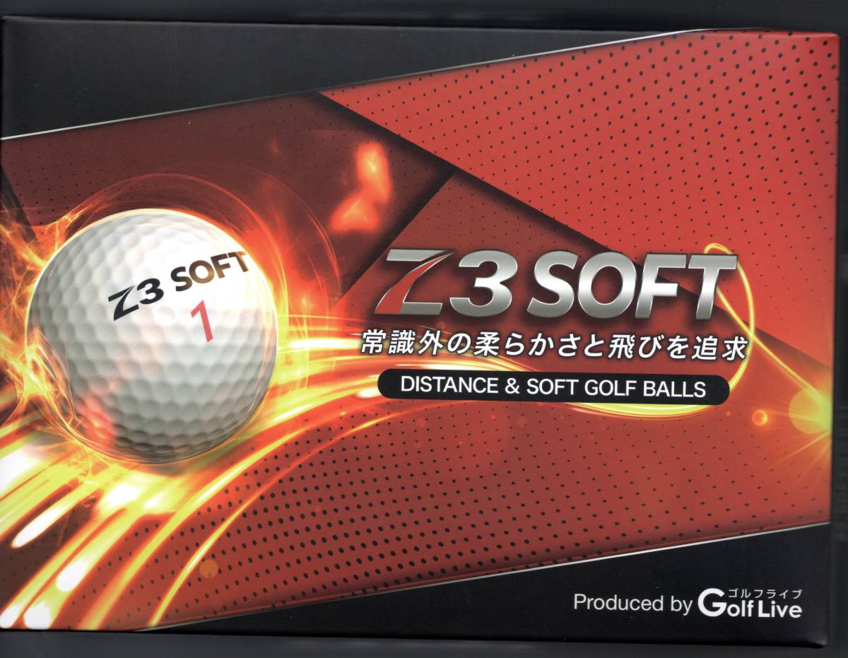☆送料無料☆新品☆10ダース(120個)まとめて☆ Golf Live オリジナルゴルフボール Ｚ3 SOFT ゴルフライブ ①の画像1
