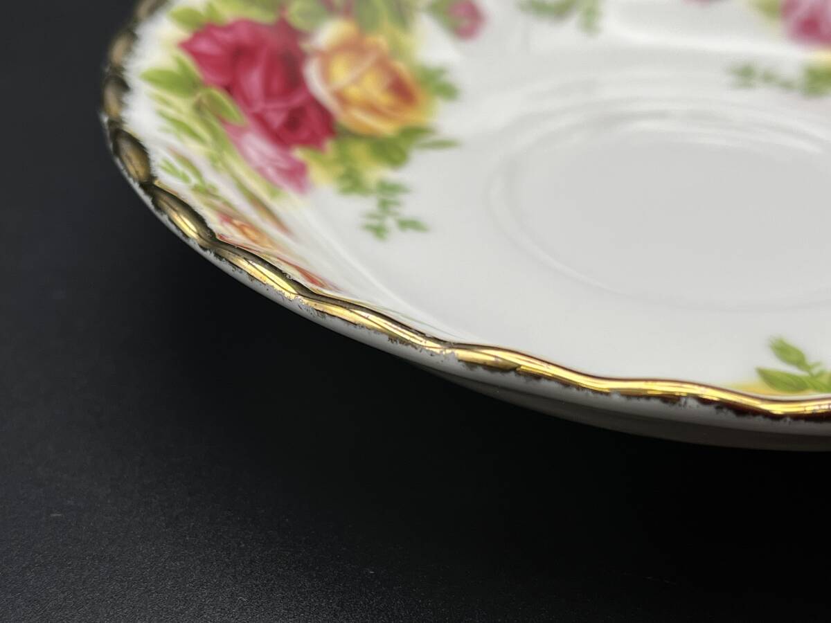 (5165)ROYAL ALBERT/ロイヤルアルバート　オールドカントリーローズ　カップ＆ソーサー　1客　現状品_画像9