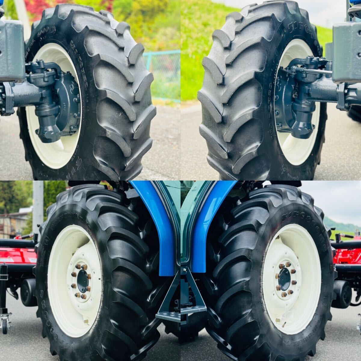 * Iseki tractor NTA543 * 54 horse power * 587 hour * high speed * air conditioner cabin *kobasi rotary FTE220
