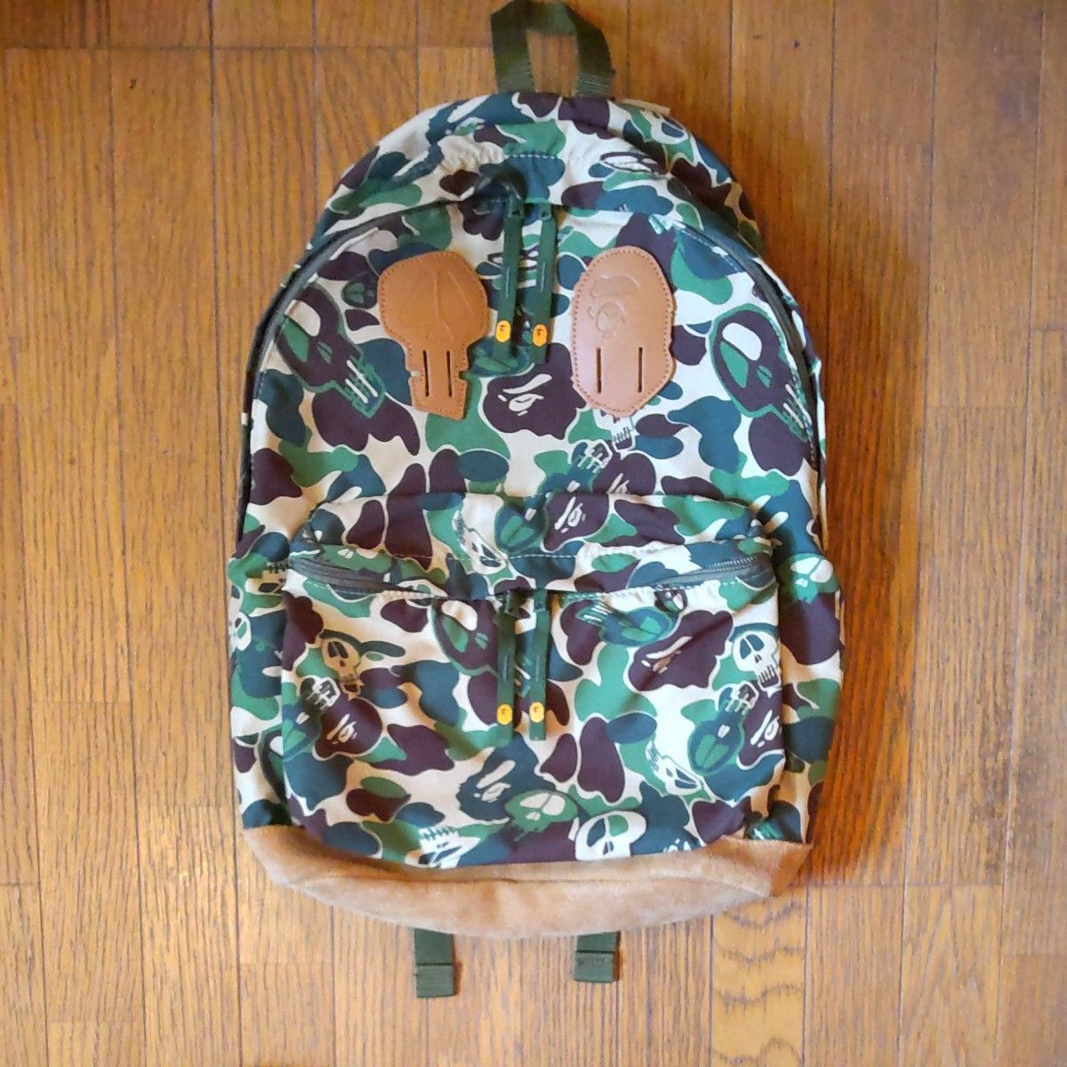 STUSSY x APE バックパック 程度良好 美品 ステューシー x ア STUSSY x APE バックパック 程度良好 美品 ステューシー x ア