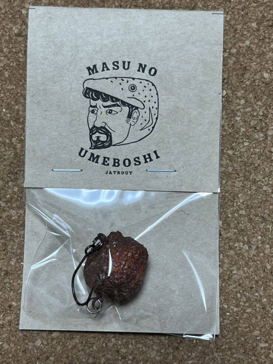 【β-8】J&TROUT MASU NO UMEBOSHI スタミナユッケ ☆ 新品 激レア 鱒の梅干し 入手困難 限定ルアー プラグ 管釣り エリアトラウト_画像1