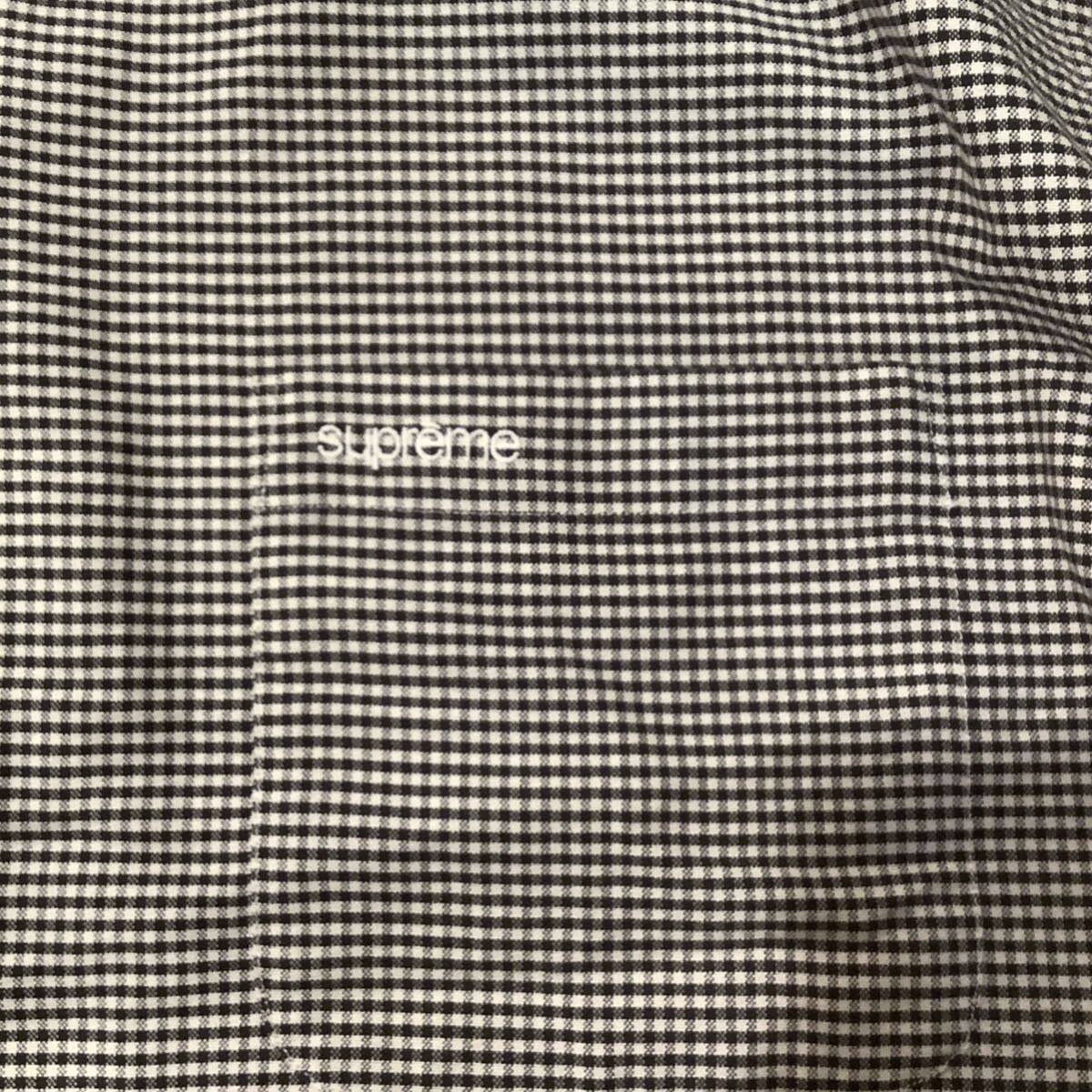 Supreme シュプリーム 2024 S/S Loose Fit Oxford Shirt ルーズフィットオックスフォードシャツ チェック グレー L 658599_画像4
