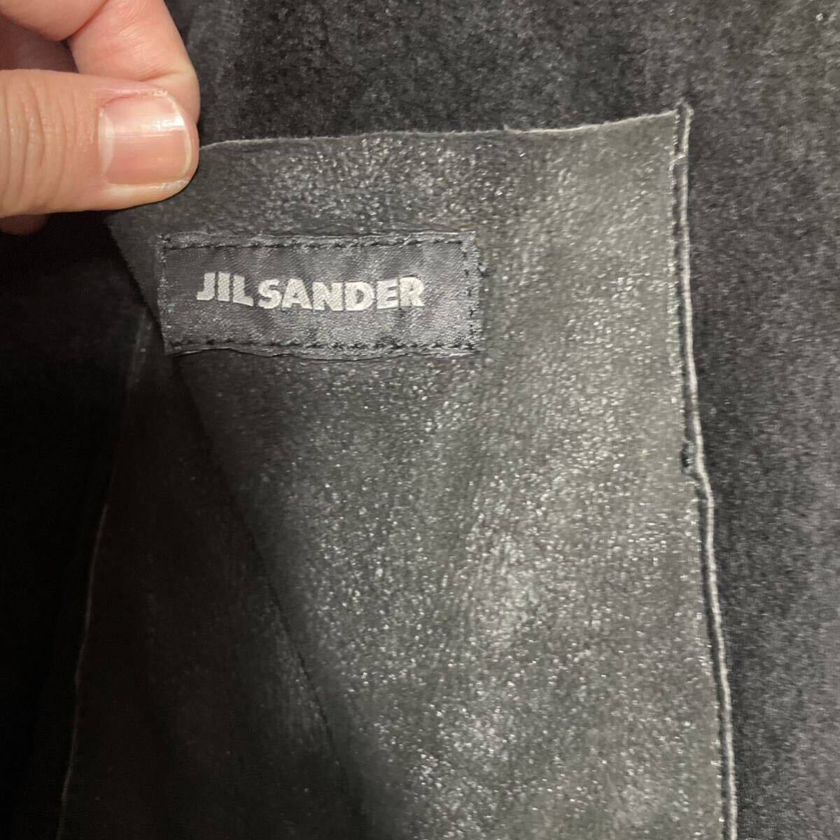 jil sander シープスキン オーバーサイズ ムートンジャケットレザージャケット ビンテージ 本革 ジルサンダー raf simons期の画像8