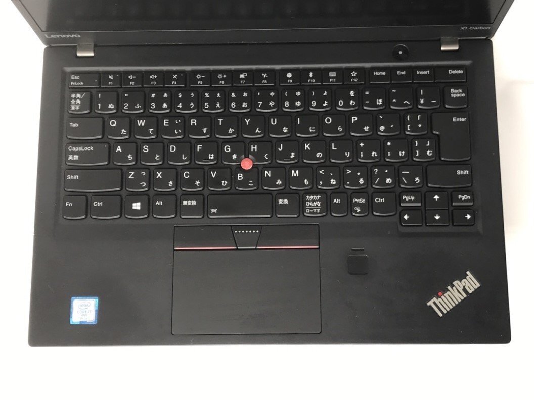 【Lenovo】ThinkPad X1 Carbon 20HQS5PP03 Core i7-7600U メモリ16GB SSD512GB NVMe webカメラ Windows10Pro 14インチ 中古ノートPC_画像2