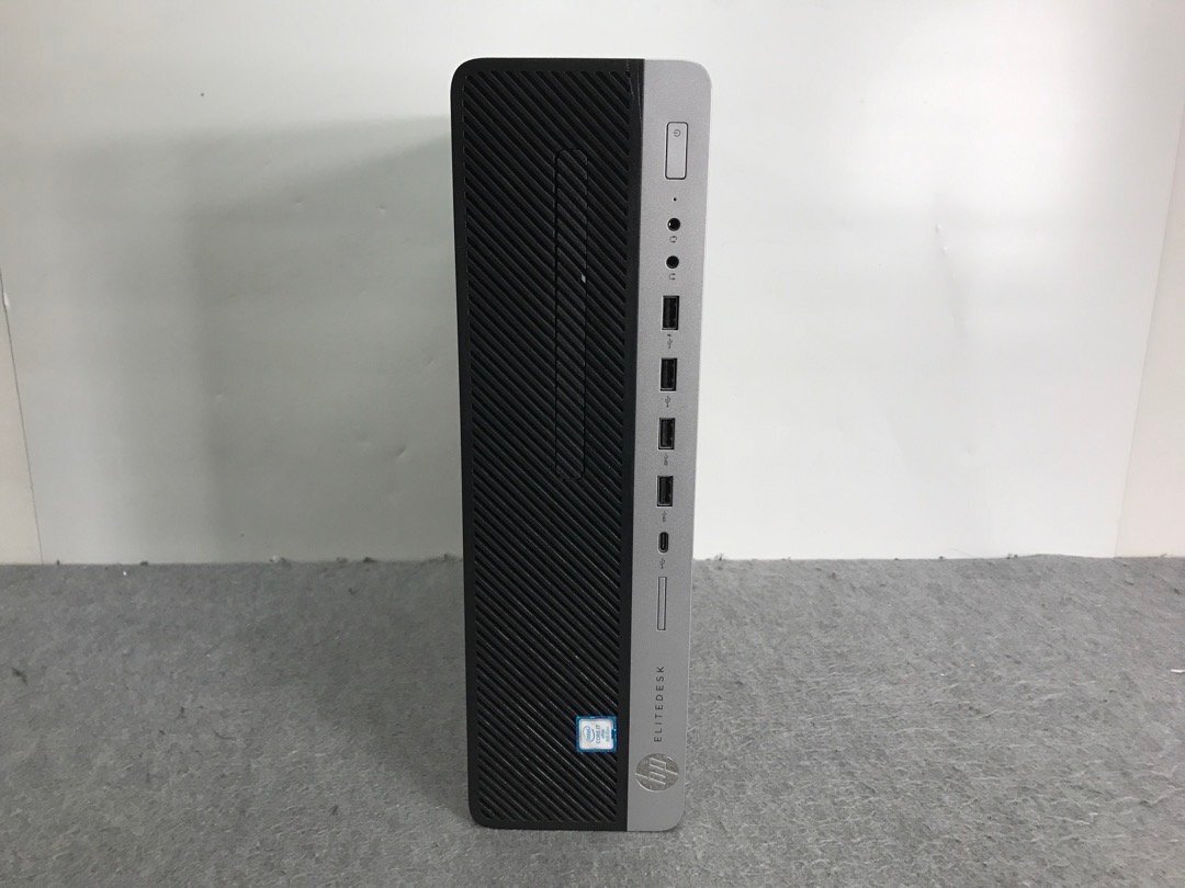 【hp】EliteDesk 800 G5 SFF Core i7-9700 メモリ8GB HDD500GB DVDマルチ RadeonRX550X Windows10Pro 中古デスクトップ_画像2