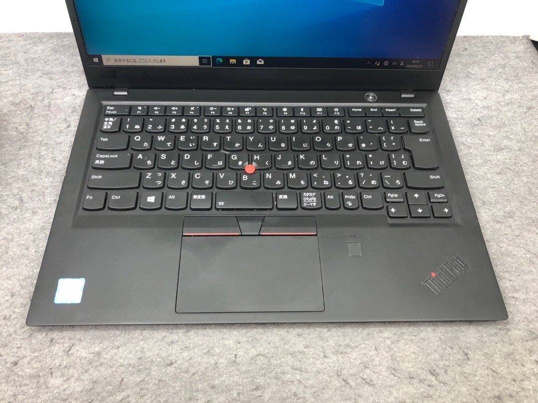 【Lenovo】ThinkPad X1 Carbon 6th 20KGSDKF01 Corei5-8350U 8GB SSD256GB NVMe WEBカメラ Windows10Pro 14inch フルHD 中古ノートPCの画像3