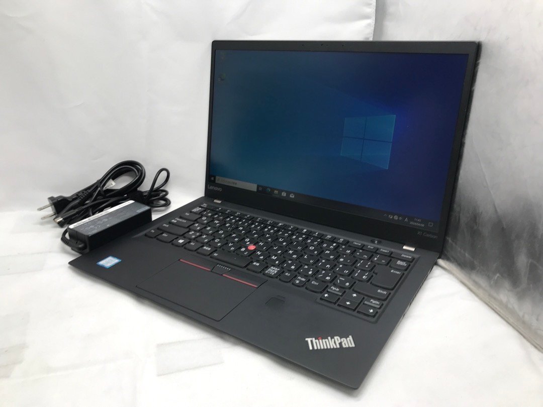 【Lenovo】ThinkPad X1 Carbon 20HQS5PP03 Core i7-7600U メモリ16GB SSD512GB NVMe webカメラ Windows10Pro 14インチ 中古ノートPC_画像1